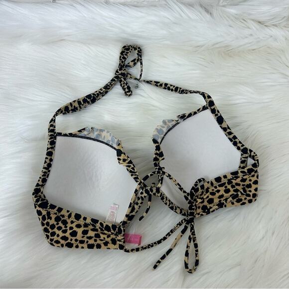 Victoria’s Secret Cheetah Animal Print Bikini Swim Top Size 36C - Picture 5 of 9
